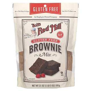 بوبز ريد ميل‏, Brownie Mix, Gluten Free , 21 oz (595 g)
