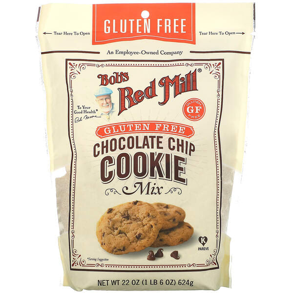 Bob's Red Mill, Chocolate Chip Cookie Mix, glutenfrei, 624 g (22 oz.)