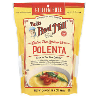 Bob's Red Mill, Gluten Free Yellow Corn Polenta, glutenfreie gelbe Maispolenta, 680 g (24 oz.)