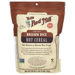 بوبز ريد ميل‏, حبوب الأرز الساخنة الغنية بالكريمة ، 26 أونصة (737 جم)