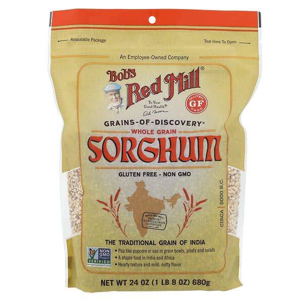 Bob's Red Mill, Whole Grain, Sorghum, 1 lb 8 oz (680 g) — product photo 1