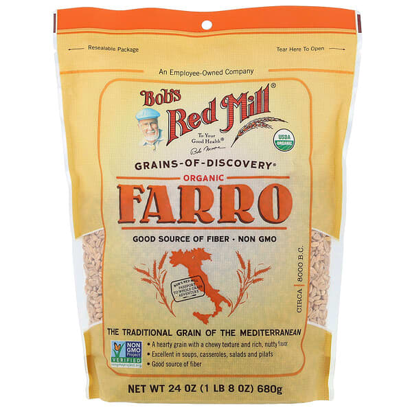 Bob's Red Mill, Organic Farro, 24 oz (680 g)