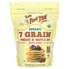 Bob's Red Mill, Organic 7 Grain Pancake & Waffle Mix, Whole Grain, 24 oz (680 g)
