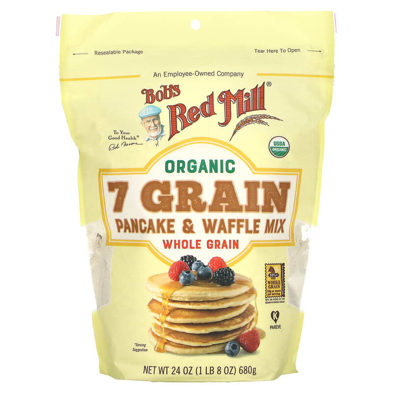 Bobs Red Mill Pancake & Waffle Mix, Homestyle - 24 oz