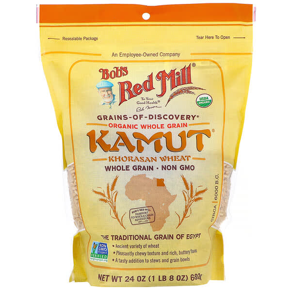 Bob's Red Mill, Organic Kamut, Whole Grain, 24 oz (680 g)