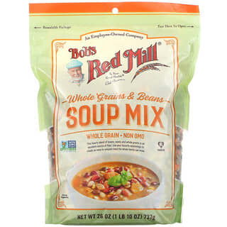 Bob's Red Mill, Mezcla para sopa de cereales integrales y frijoles, 737 g (26 oz)