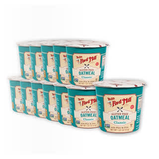 بوبز ريد ميل‏, دقيق الشوفان الخالي من الجلوتين مع الكتان والشيا ، كلاسيكي ، 12 كوبًا (1.81 أونصة (51 جم) لكل كوب)