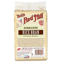 Bob's Red Mill, 稳定的米糠，18盎司（510克） (已停产商品) 