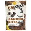 мягкие глазированные кусочки банана, темный шоколад, 100 г (3,5 унции)