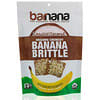 Organic Crunchy Banana Brittle, Toasted Coconut, 3.5 oz (100 g)