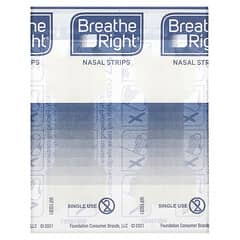 Breathe Right, Nasenstreifen, extra stark, für empfindliche Haut, 26 durchsichtige Streifen