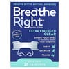 Breathe Right, Nasal Strips, Clear, For Sensitive Skin, 26 Clear Strips