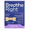 Breathe Right, Tiras Nasais, Lavanda, 26 Tiras Bronzeadas