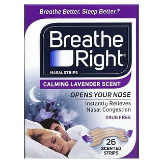 Breathe Right, Nasal Strips, Calming Lavender, 26 Scented Strips