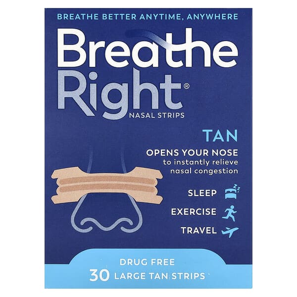 Breathe Right, 鼻貼，原裝，大號，30 片