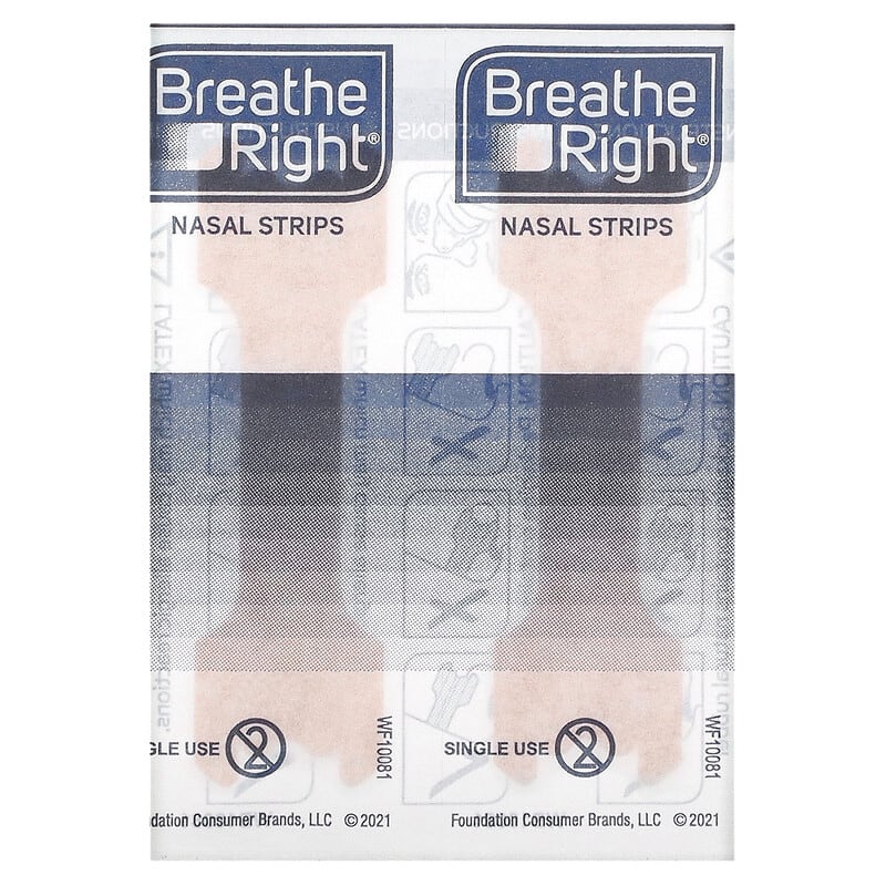 Breathe Right Tiras nasales. 30 peq/med