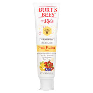 Burt's Bees, معجون أسنان خالٍ من الفلورايد، للأطفال، نكهة مزيج الفواكه، 4.2 أونصة (119 جم)