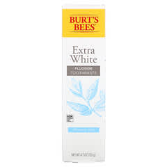 Burt's Bees, Fluoride Toothpaste, Extra White, Mountain Mint, 4.7 oz (133 g)