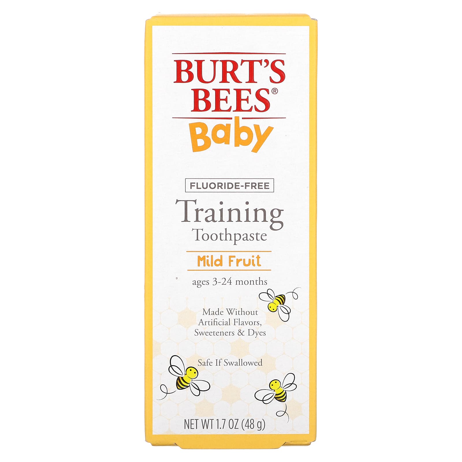 burt's bees training toothpaste