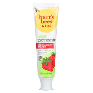 Burt's Bees, Kids, Fluoride Toothpaste, Strawberry Splash, 4.2 oz (119 g)