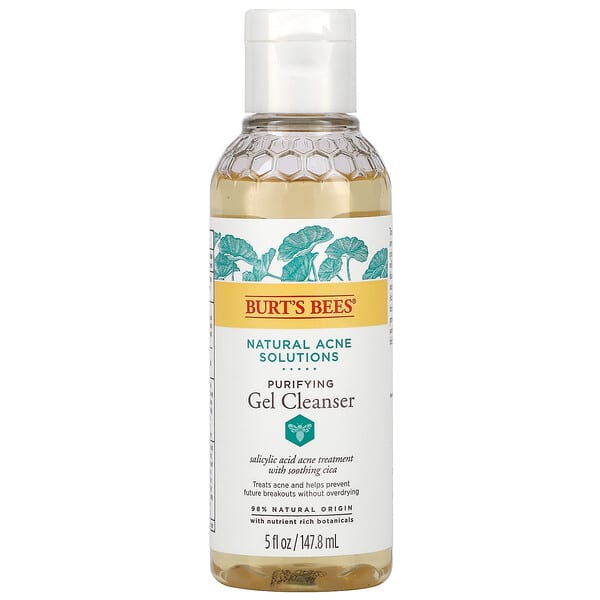 Burt's Bees, Natural Acne Solutions, Purifying Gel Cleanser, 5 fl oz (147.8 ml)