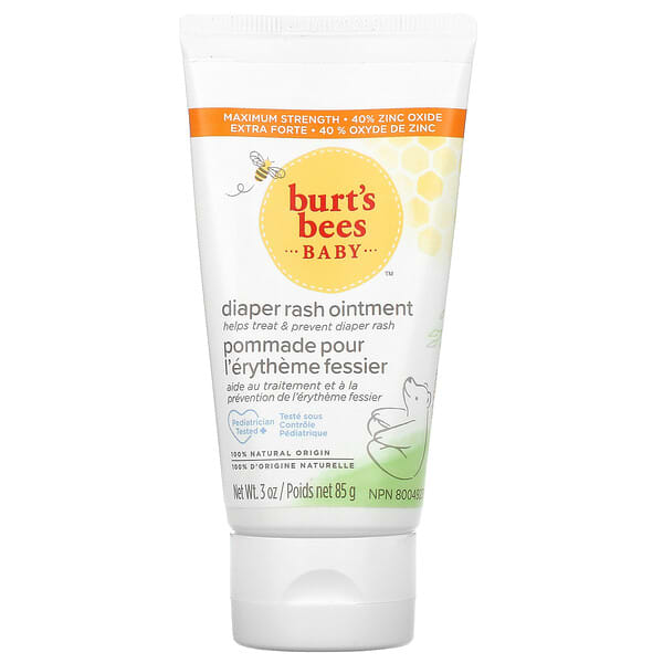 Burt's Bees, Baby, Diaper Rash Ointment, Maximum Strength, 3 oz (85 g)