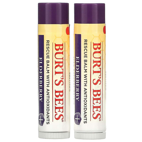 Burt's Bees, Rescue Balm, Elderberry, 2 Pack, 0.15 oz (4.25 g) Each