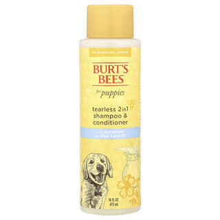Burt's Bees, Tearless 2 in 1 Shampoo & Conditioner for Puppies with Buttermilk & Flaxseed Oil, 16 fl oz (473 ml)