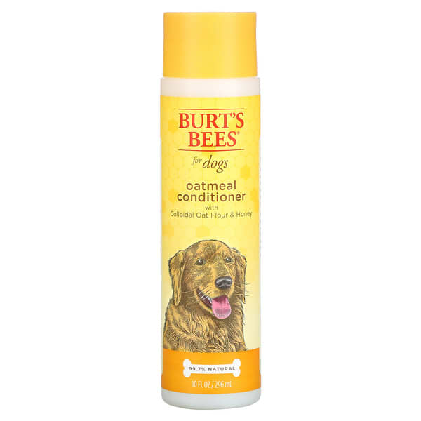 Burt's Bees, Oatmeal Conditioner for Dogs with Colloidal Oat Flour & Honey, 10 fl oz (296 ml)