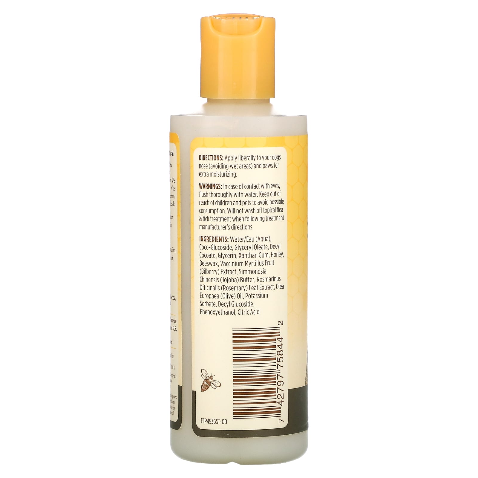 Burt's Bees, Paw & Nose Lotion for Dogs with Rosemary & Olive Oil, 4 fl ...