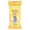 Burt's Bees, 含酪乳的溫和清潔溼巾，貓咪專用，50 張