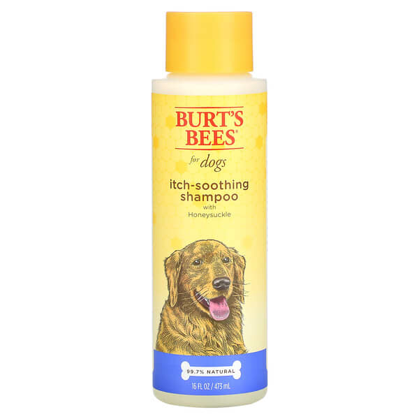 Burt's Bees, 含金銀花的狗狗瘙癢緩解洗髮精，16 液量盎司（473 毫升）