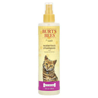 Burt's Bees, Shampoo senz’acqua per gatti con mela e miele, 296 ml