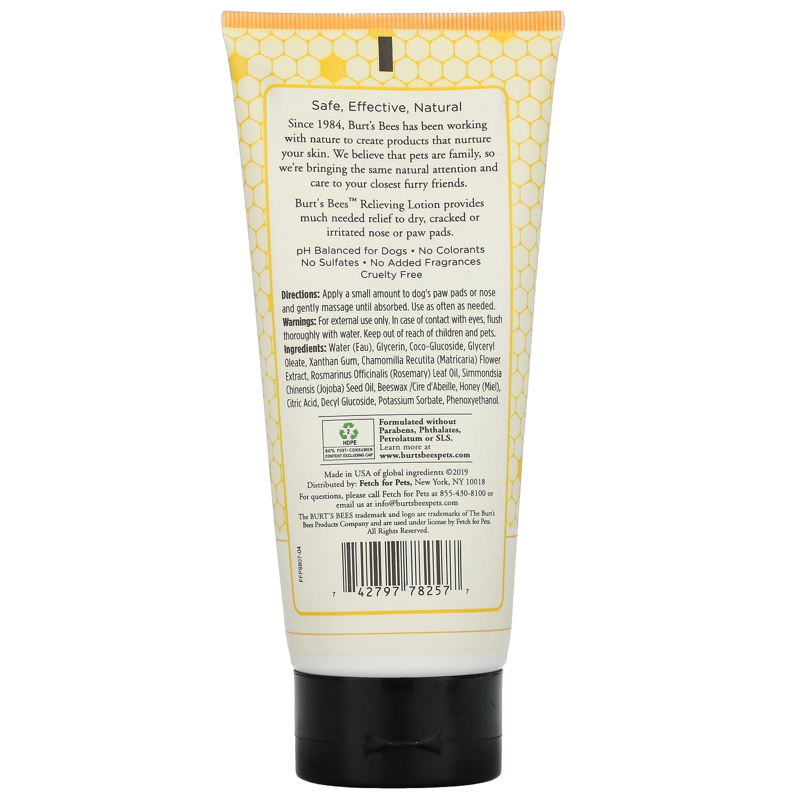 burt's bees paw and nose lotion