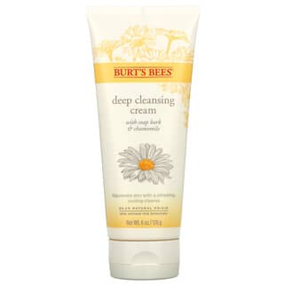 Burt's Bees, Deep Cleansing Cream with Soap Bark & Chamomile, 6 oz (170 g)