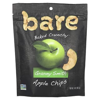 Bare Snacks, Baked Crunchy, Apple Chips, knusprige Baked Apple Chips, Granny Smith, 96,3 g (3,4 oz.)