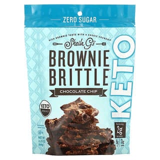 Sheila G's, Brownie Brittle（ブラウニーブリトル）、ケト認定、チョコレートチップ、64g（2.25オンス）