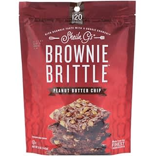 شيلا جيز‏, Brownie Brittle, Peanut Butter Chip, 5 oz (142 g)
