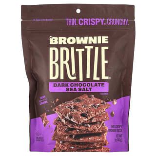 Sheila G's‏, Brownie Brittle®‎, שוקולד מריר ומלח ים, 142 גרם (5 אונקיות)