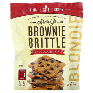 Sheila G's, Brownie Brittle（ブラウニーブリトル）、チョコレートチップ ブロンディ、142g（5オンス）