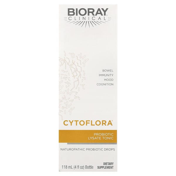 Bioray, CytoFlora，益生菌裂解物补剂，4 液量盎司（118 毫升）