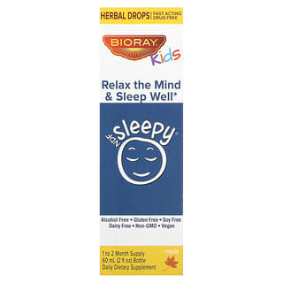 Bioray‏, NDF Sleepy לילדים‏, להרגעה ושינה טובה‏, מכיל מייפל, 2 אונקיות נוזל (60 מ"ל)