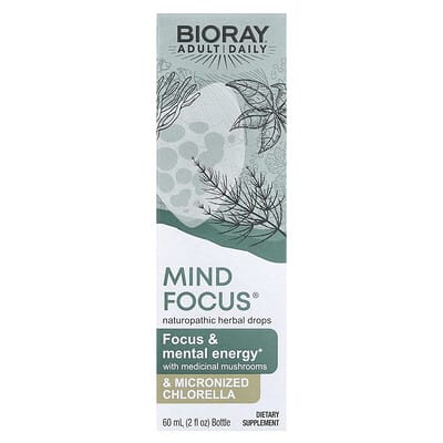Bioray, Mind Focus®, Alcohol-Free, 2 fl oz (60 ml)