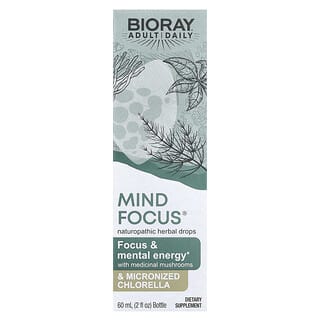 Bioray, Mind Focus®, Alcohol Free, Mind Focus®, alkoholfrei, 60 ml (2 fl. oz.)