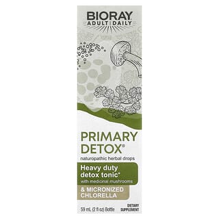 Bioray, Primary Detox, Heavy Duty Detox Tonic, Alcohol Free, 60 ml (2 fl oz)