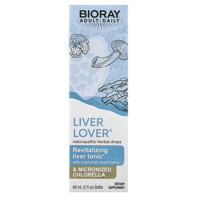 Bioray, Liver Lover, Liver Aid, Alcohol-Free, 2 fl oz (60 ml)