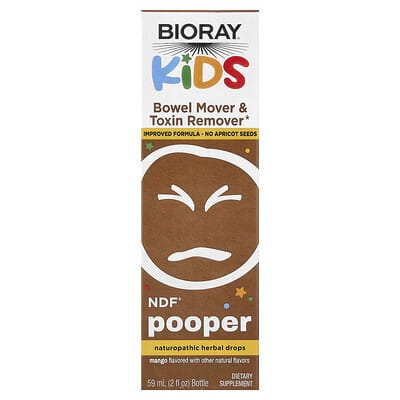 Bioray, Kids, NDF® Pooper, Mango, 2 fl oz (59 ml)