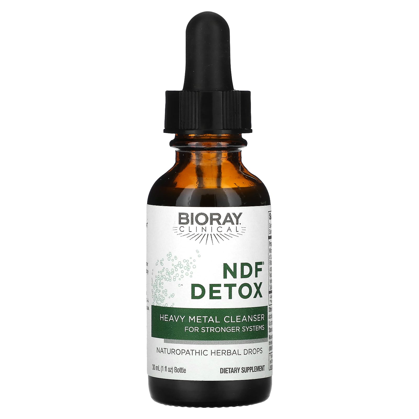 Bioray, NDF Detox, Heavy Metal Cleanser For Stronger Systems, 1 fl oz
