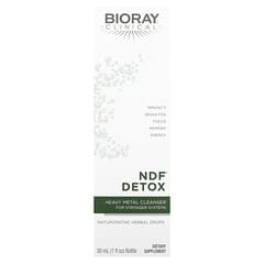 Bioray, NDF Detox, Heavy Metal Cleanser For Stronger Systems, 1 fl oz (30 ml)