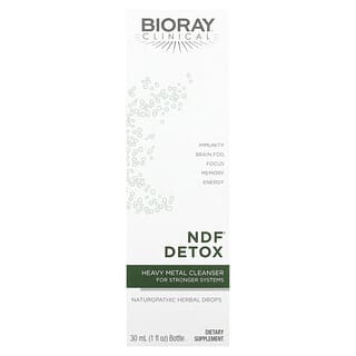 Bioray, NDF Detox, средство для очищения от тяжелых металлов для более сильных организмов, 30 мл (1 жидк. унция)